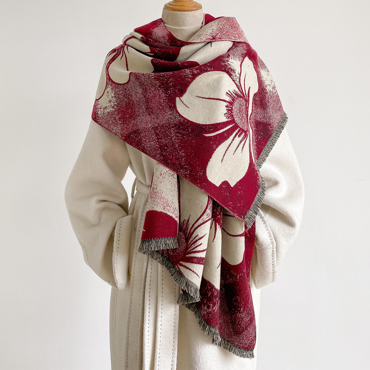 Kadınlar için İmitasyon Kaşmir - Cashmere Pashmina Wrap incelemesi ve fiyatı