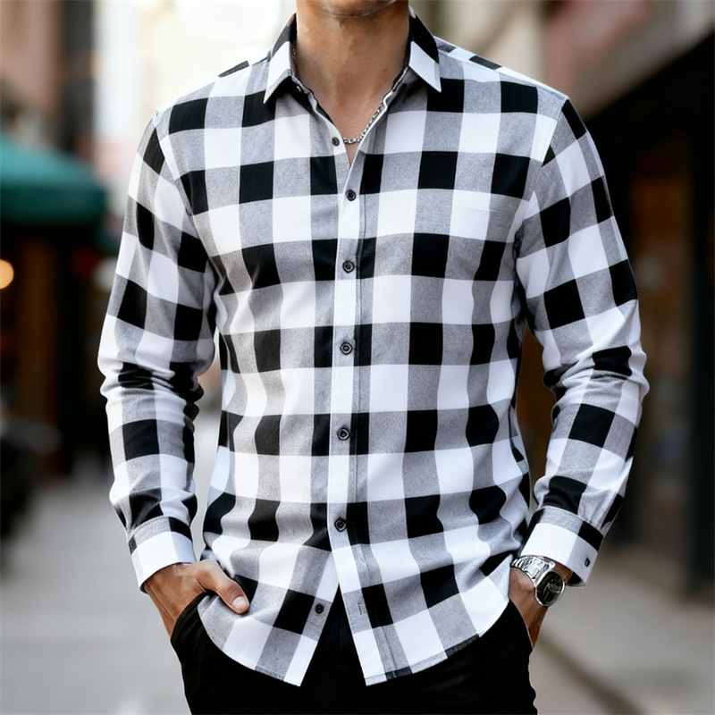 Erkek Klasik Kırmızı ve Siyah  - Flannel Shirt Lined incelemesi ve fiyatı