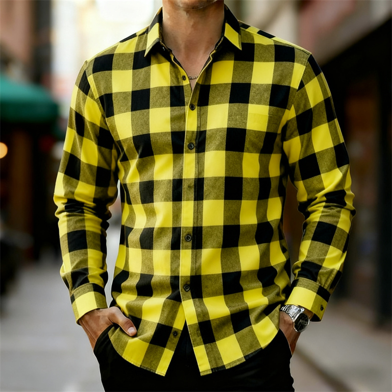 Erkek Klasik Kırmızı ve Siyah  - Flannel Shirt Lined incelemesi ve fiyatı