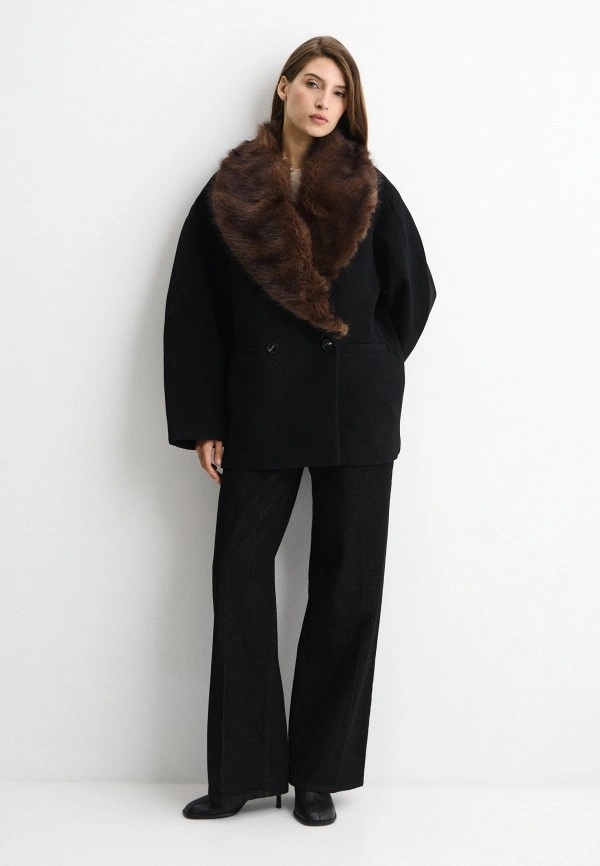 Kadınlar için Büyük Beden Çift - Wool Coat Peacoat incelemesi ve fiyatı