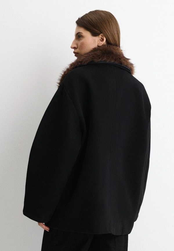 Kadınlar için Büyük Beden Çift - Wool Coat Peacoat incelemesi ve fiyatı