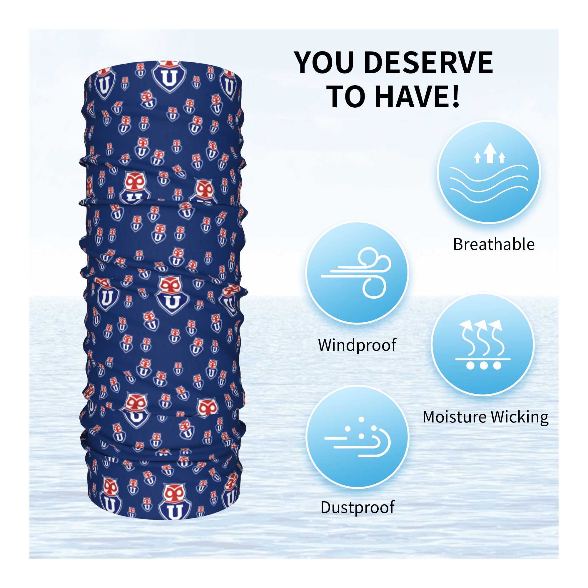 Şili Üniversitesi Boyun Bandan - Neck Gaiter Fleece incelemesi ve fiyatı